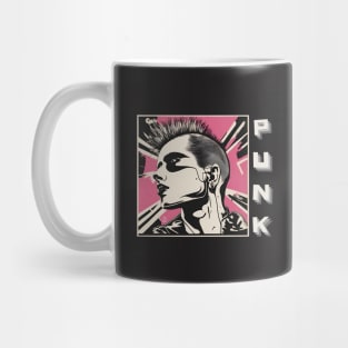 Punk 1980 | Industrial Punk | 80s Graphic Design Mug
